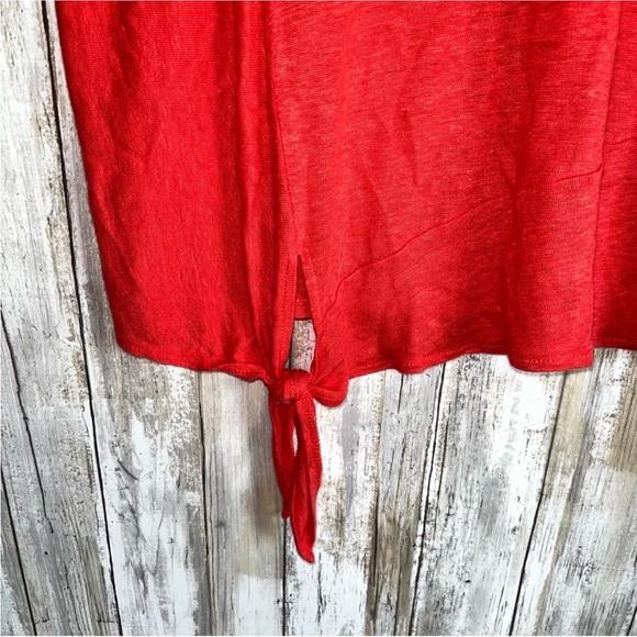 J. Jill Linen Red Blouse - Picture 2 of 4